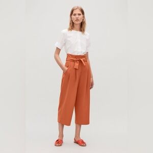 COS Belted High-Waist Trousers / Culottes